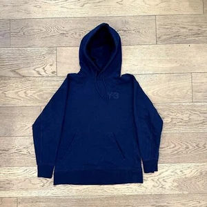 Y-3 YOHJI YAMAMOTO Hoodie XL Blue Men Pullover Casual Jumper Streetwear - Picture 1 of 3