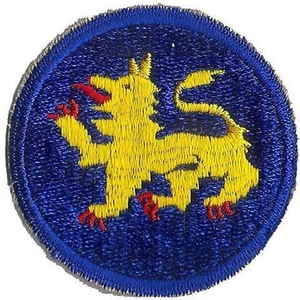 PARCHE UNIDAD DIVISIÓN INFANTERÍA EJÉRCITO DE ESTADOS UNIDOS SEGUNDA GUERRA MUNDIAL 157 (REPRODUCCIÓN) - Imagen 1 de 1