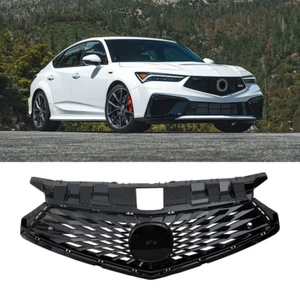 Parachoques delantero Fit 2023-2024 Acura Integra parrilla superior negro moldura central - Imagen 1 de 8