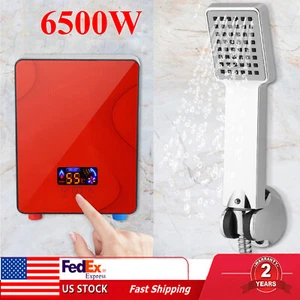 Electric Instant Boiler Water Heater Tankless Hot Water Heater Shower Bathroom - Picture 1 of 17