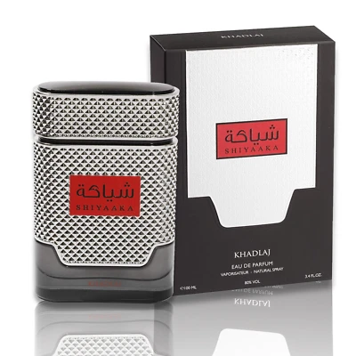 Shiyaaka Silver For Men de Khadlaj Eau De Parfum Spray 3,4 fl oz (100 ml) Foto 1 de 4