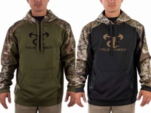 TrueTimber® | Sudadera con capucha de caza camuflaje negro o verde rendimiento negro para hombre - Imagen 1 de 9