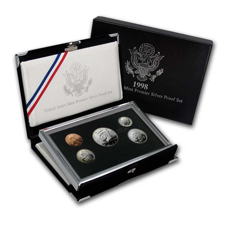 1998 U.S. Premier Silver Proof Set Cover
