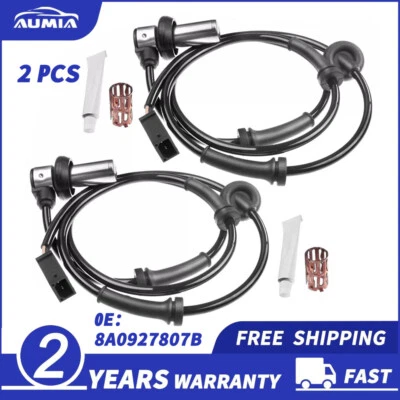 2x ABS Wheel Speed Sensors for Audi 90 1994-1995 V6 2.8L Sedan Rear Left & Right Foto 1 de 4
