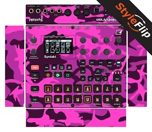 Pelle Elektron Syntakt | rosa mimetico | decalcomania protettiva | pelli StyleFlip - Foto 1 di 1
