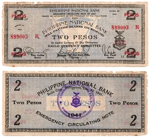 1941 Philippines Province Of Iloilo 2P WW2 S306 C/S Romblon-Romblon Handstamped - Picture 1 of 4