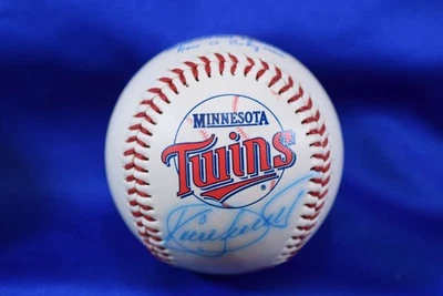 Kirby Puckett Beckett BAS Autograph OAL Twins American League Signed Baseball - Image 1 of 2