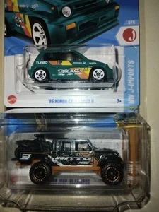 Hot Wheels ‘20 Jeep Gladiator SUPER TREASURE HUNT & honda th *Please read* - Picture 1 of 8