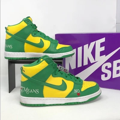 Nike SB Dunk High OG x Supreme By Any Means Brasil DN3741-700 - Talla 8 Foto 1 de 4