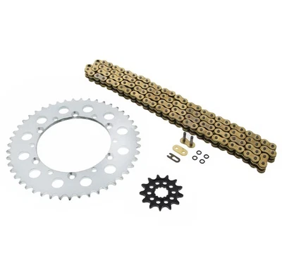 Kawasaki 08-14 KLX450R, 06-14 KX450F Gold O Ring Chain Sprocket Slver 13/47 114L - Image 1 of 4