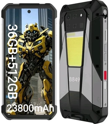 Unihertz Tank 3 Pro 8849 100LM Projector 5G Rugged Phone 36G+512G 23800mAh  NFC - Bild 1 von 4