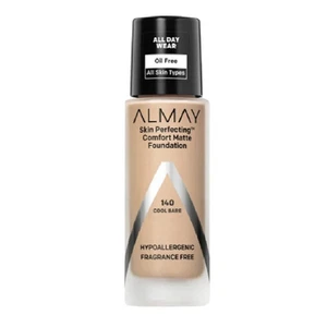 Almay Skin Perfecting Comfort Matte Foundation, Cool Bare 140 - Picture 1 of 5