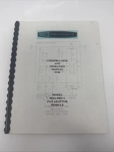 Heathkit Manual - HOA-5401-1 Pan Adaptor Module - With Pictorals/ Schematics - Picture 1 of 4