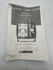 Garmin GPS 126/128 Marine Navigator Owners Manual & Reference Guide - Picture 1 of 13