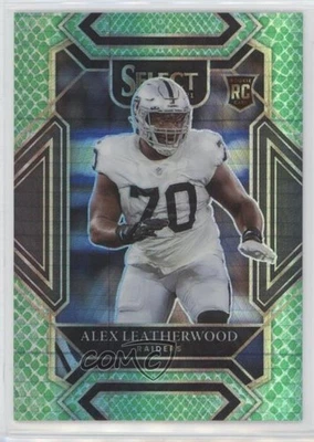 2021 Panini Select Club Level Dragon Scale Prizm /89 Alex Leatherwood Rookie RC - Image 1 of 2