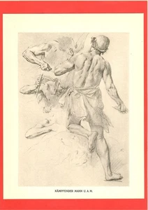 Kämpfender Mann * Anselm Feuerbach (1912) – [FEU-30] - Bild 1 von 1