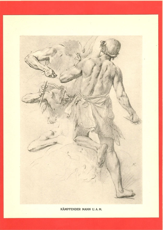 Kämpfender Mann * Anselm Feuerbach (1912) – [FEU-30] - Bild 1 von 1