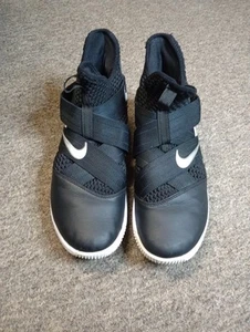 Nike Lebron Soldier 12 TB Black White Size 12 Basketball Shoes AT3872-001 - Picture 1 of 8