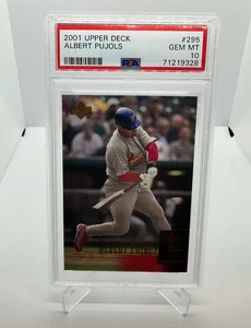 Albert Pujols 2001 Upper Deck Rookie Card PSA 10 Future HOFer - Picture 1 of 2