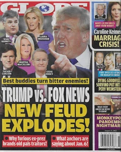 Globe Magazine Donald Trump Fox News Caroline Kennedy Jennifer Lopez Ben Affleck - Picture 1 of 12