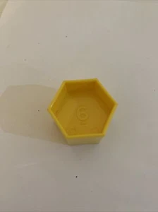 Tupperware SHAPE O BALL Replacement SHAPE #6 HEXAGON Plastic Part Piece - Picture 1 of 3