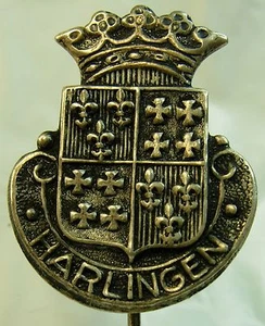 Harlingen used Hat Lapel Pin Tie Tac HP0565 - Picture 1 of 3