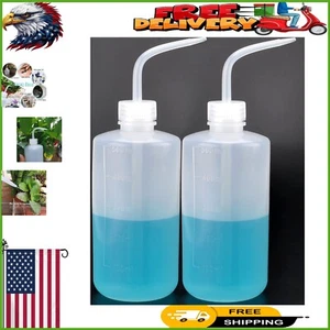 Versatile 2-Pack 500ml Squeeze Bottles - Leak-Proof with Handy Measurements - Picture 1 of 10