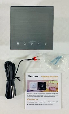 MoesGo Smartes WLAN fähiges Thermostat und programmierbare Temperatursteuerung - Bild 1 von 3