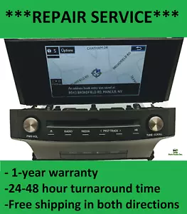 *REPAIR SERVICE* 2014-2020 LEXUS IS200T IS250 IS350 Gracenote Navigation 1YR WAR - Bild 1 von 3