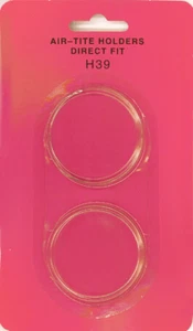 Air Tite Silver Round Direct Fit Coin Capsule - 39mm (1) - Picture 1 of 1