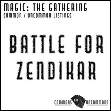 Magic the Gathering: Battle for Zendikar - SINGLES - Commons/Uncommons MTG