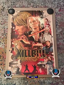 POSTER FIRMATO UMA THURMAN KILL BILL VOL 2 STAMPA ARTISTICA RUIZ BURGOS 45/100 - Foto 1 di 3