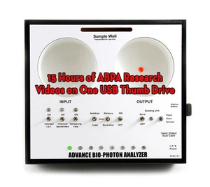 ABPA Advance Bio-Photon Analyzer Research Videos - 15 Hours on 1 USB Drive - Picture 1 of 2