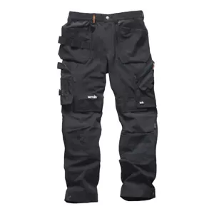 Scruffs Pro Flex Plus Holster Mens Codura Stretch Workwear Trousers - Picture 1 of 6