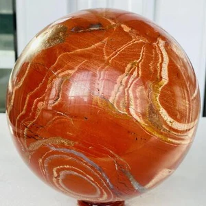 Natural Red jasper Sphere Quartz Crystal reiki Ball Healing 3020g - Picture 1 of 12