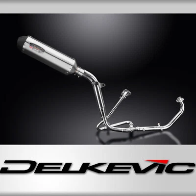 DELKEVIC Honda XL125V Varadero 2001-2016 Echappement Silencieux 343mm X-Ovale Inox