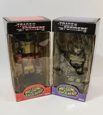Transformers Head Knockers (2002) NECA - Optimus Prime & Megatron - handpainted - Image 1 of 4