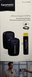 Saramonic BLINK500B4 2-Person Wireless Mic System for iPhone & iPad New Open Box - Picture 1 of 5