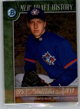 2017 Bowman Draft MLB Draft History #MLBD-RHA Roy Halladay Blue Jays NM-MT 