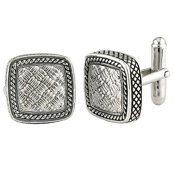 Andrea Candela Argento Sterling Ondulato Modello Cavo Gemelli Quadrati ACM02-SL - Immagine 1 di 1