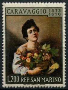 San Marino 1960 SG#625, 350. Tod von Caravaggio postfrisch Katze £18 #D60208