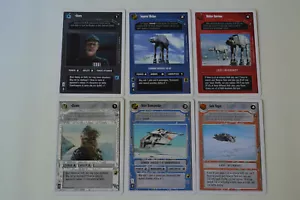 Star Wars CCG Decipher SWCCG EMPIRE STRIKES BACK 2-PLAYERS Unique 6 Cards Set LP - Bild 1 von 1