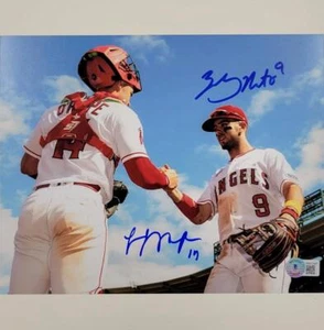 Logan O'Hoppe & Zach Neto signed Angels 8x10 photo autograph ~ BAS Beckett - Picture 1 of 2