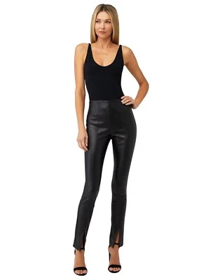 Steve Madden Anastasia Leggings in Black XSmall Womens Vegan Faux Leather Pants - Image 1 of 4