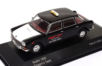 Vanguards 1/43 Scale VA08908 - Austin 1800 Dragon's Taxis - Black/White - Image 1 of 4