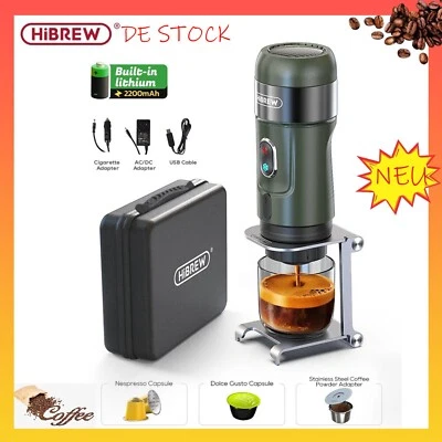 HiBREW H4B Tragbare AutoKaffeemaschine 80W Machine Espresso Kapselautomat 15Bar - Bild 1 von 4