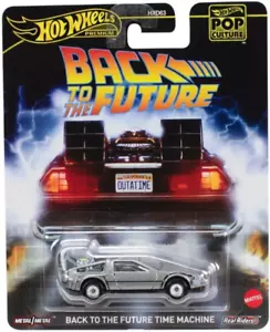 NUOVO Hot Wheels Pop Culture RITORNO AL FUTURO MACCHINA DEL TEMPO 1:64 JBL65 Delorean - Foto 1 di 2