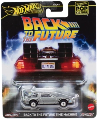 NEW Hot Wheels Pop Culture BACK TO THE FUTURE TIME MACHINE 1:64 JBL65 Delorean - Image 1 of 2