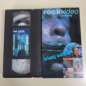 Vtg VHS Rock Video Monthly Fall 1995 Special Blues Edition Tested 90s - Picture 1 of 6