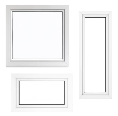 Kunststoff Fenster Festverglasung Fix ohne Griff mit festem Glas ohne Flügel - Bild 1 von 4